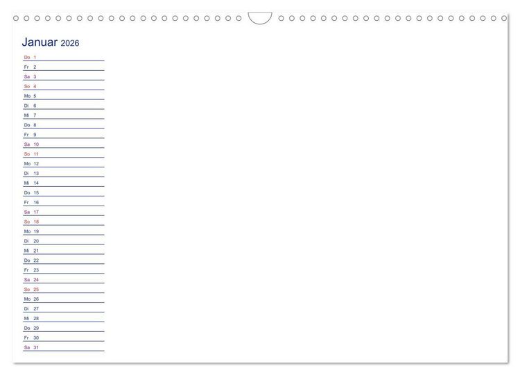 Produktbild: Farbiger Bastelkalender (Wandkalender 2026 DIN A3 quer), CALVENDO Monatskalender