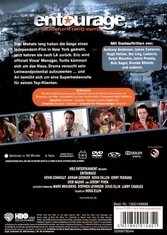 Produktbild: Entourage - Staffel 2 [3 DVDs]