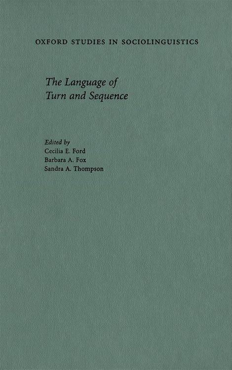 Produktbild: The Language of Turn and Sequence