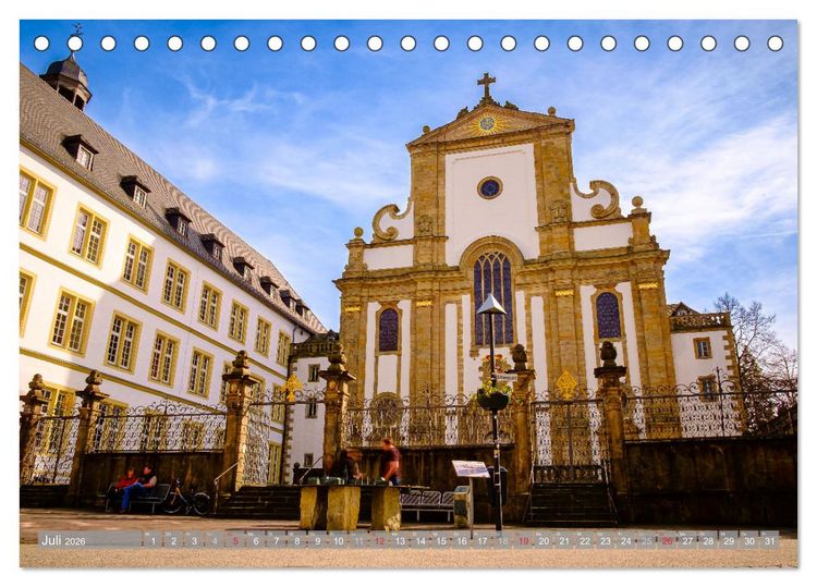 Produktbild: Ein Blick auf Paderborn (Tischkalender 2026 DIN A5 quer), CALVENDO Monatskalender