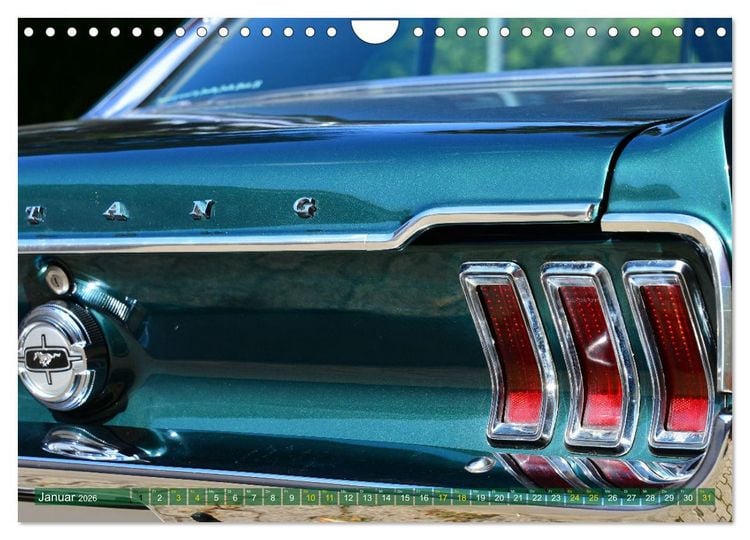 Produktbild: Ein Pony zum verlieben - Ford Mustang 1968 (Wandkalender 2026 DIN A4 quer), CALVENDO Monatskalender