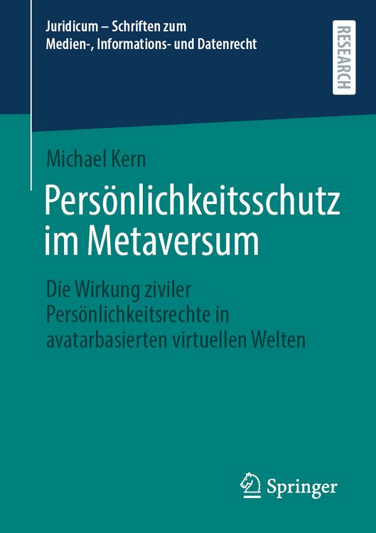 Produktbild: Pers&ouml;nlichkeitsschutz im Metaversum