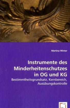 Produktbild: Winter, M: Instrumente des Minderheitenschutzes in OG und KG
