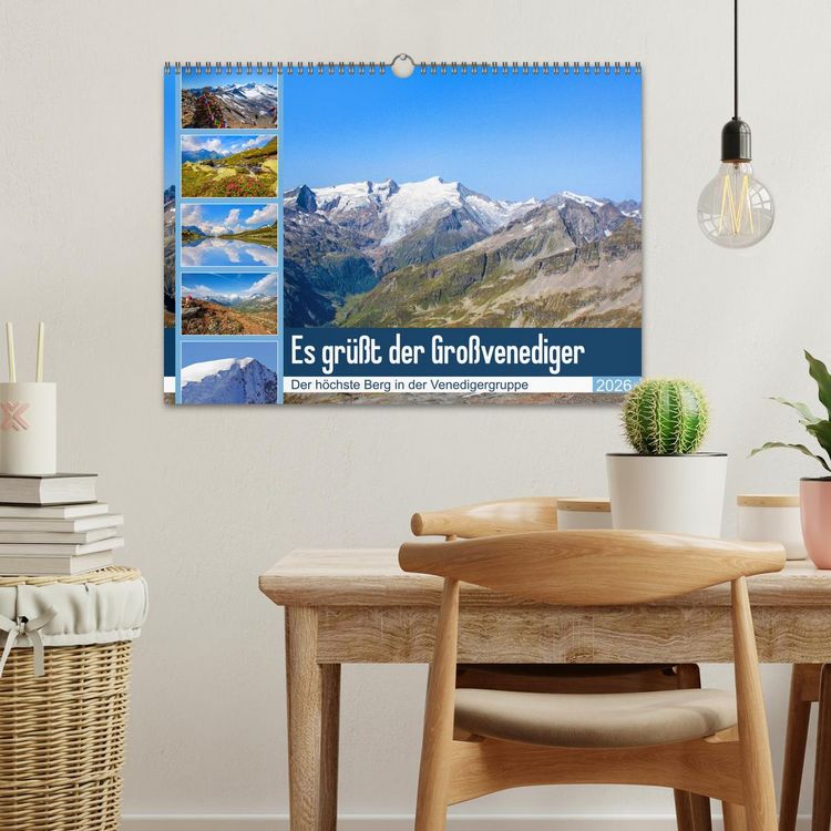 Produktbild: Es gr&uuml;&szlig;t der Gro&szlig;venediger (Wandkalender 2026 DIN A3 quer), CALVENDO Monatskalender