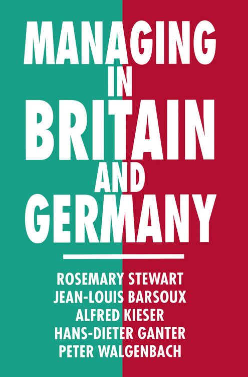 Produktbild: Managing in Britain and Germany