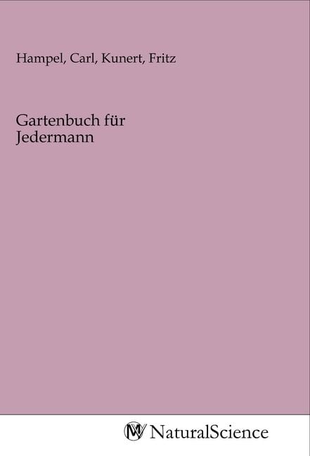 Produktbild: Gartenbuch f&uuml;r Jedermann