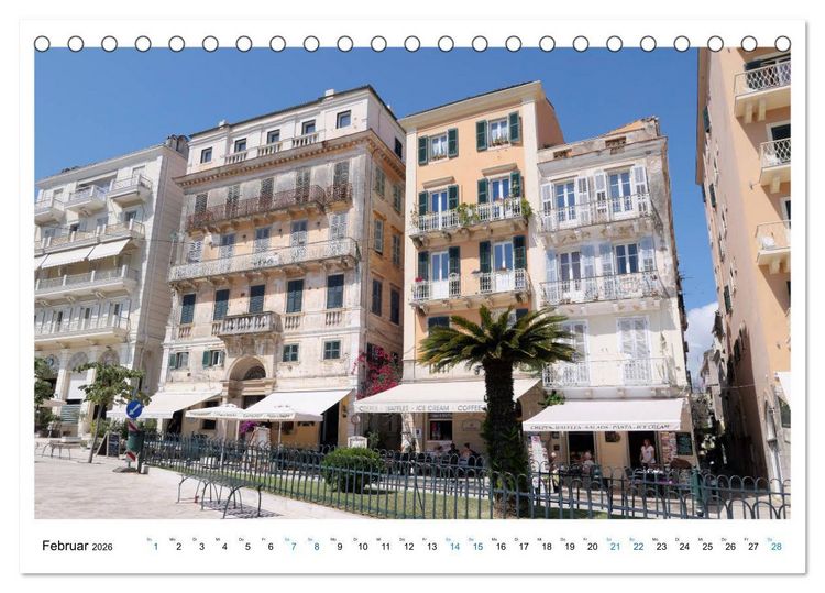 Produktbild: Korfu - Perle an der Adria. Natur, Kultur und Canal D'Amour (Tischkalender 2026 DIN A5 quer), CALVENDO Monatskalender