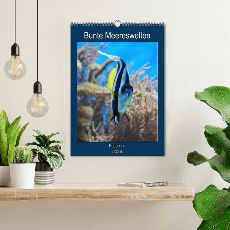 Produktbild: Bunte Meereswelten (Wandkalender 2026 DIN A3 hoch), CALVENDO Monatskalender