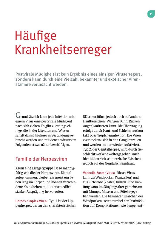 Produktbild: Naturheilpraxis: Postvirale M&uuml;digkeit