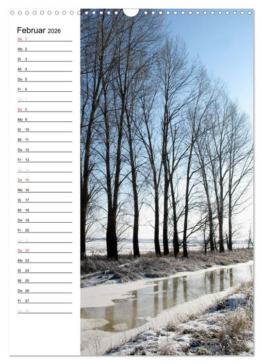 Produktbild: Land Brandenburg im Wechsel der Jahreszeiten (Wandkalender 2026 DIN A3 hoch), CALVENDO Monatskalender