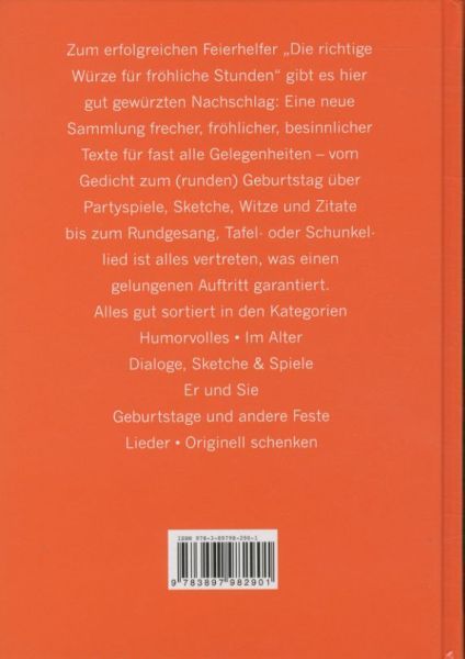 Produktbild: Das Salz in der Suppe oder wie man eine Feier richtig w&uuml;rzt