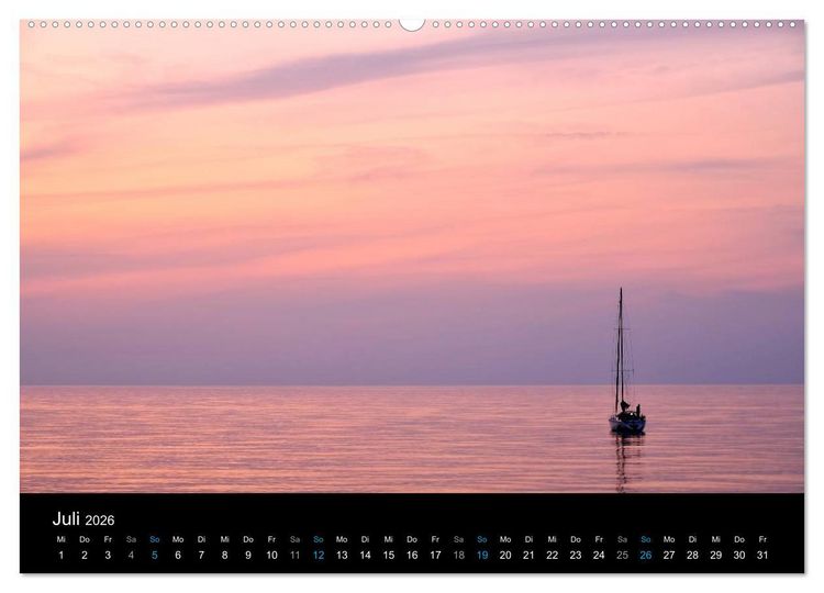 Produktbild: Ostseestrand Graal-M&uuml;ritz (hochwertiger Premium Wandkalender 2026 DIN A2 quer), Kunstdruck in Hochglanz