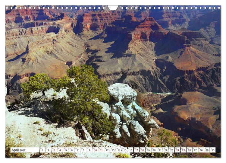 Produktbild: Grand Canyon, Nationalpark (Wandkalender 2027 DIN A3 quer), CALVENDO Monatskalender