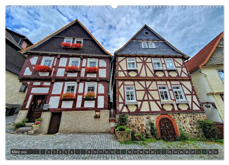 Produktbild: Sch&ouml;nes Biedenkopf Luftkurort in Hessen (Wandkalender 2026 DIN A2 quer), CALVENDO Monatskalender