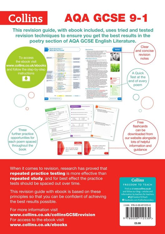 Produktbild: Coll Aqa Gcse Eng Love Rg