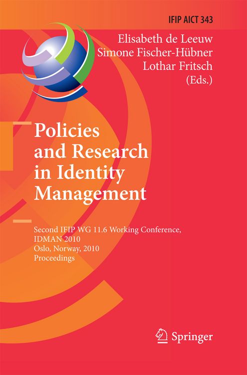 Produktbild: Policies and Research in Identity Management