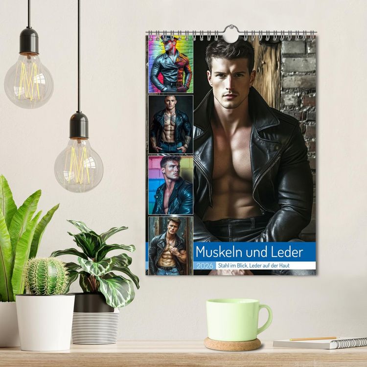Produktbild: Muskeln und Leder (Wandkalender 2026 DIN A4 hoch), CALVENDO Monatskalender