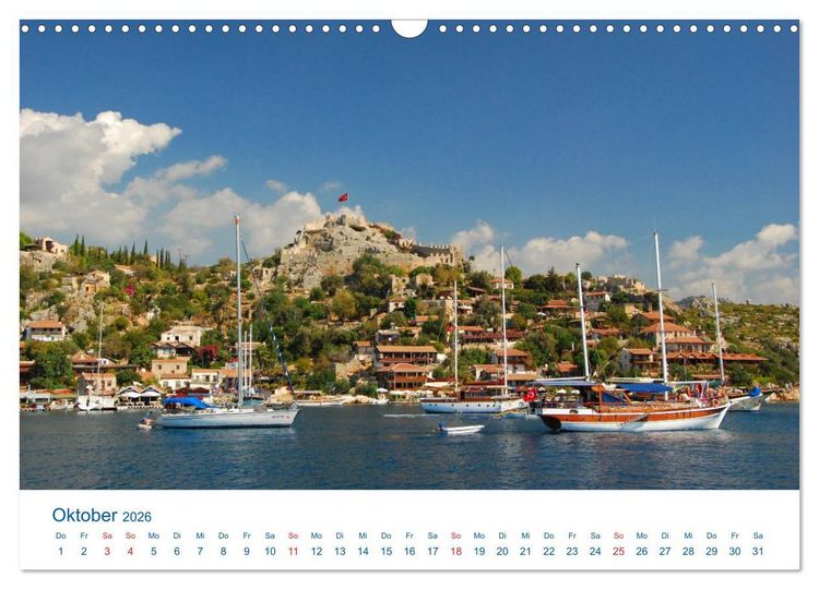 Produktbild: T&uuml;rkei - Reise ins Blaue (Wandkalender 2026 DIN A3 quer), CALVENDO Monatskalender