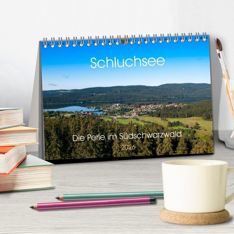 Produktbild: Schluchsee Naturpark S&uuml;dschwarzwald (Tischkalender 2026 DIN A5 quer), CALVENDO Monatskalender