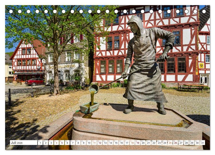 Produktbild: Dillenburg Impressionen (Tischkalender 2026 DIN A5 quer), CALVENDO Monatskalender