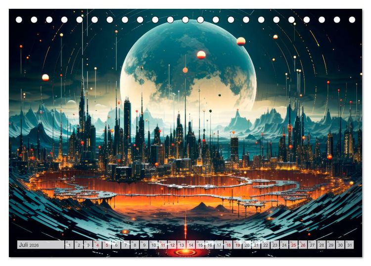 Produktbild: KI UND METAVERSE Algorithmen sowie virtuelle Realit&auml;t (Tischkalender 2026 DIN A5 quer), CALVENDO Monatskalender