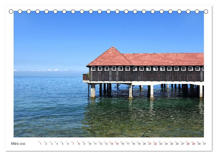 Produktbild: Unterwegs in der Schweiz: Wandern zu m&auml;rchenhaften Bergen und Seen (Tischkalender 2026 DIN A5 quer), CALVENDO Monatskalender