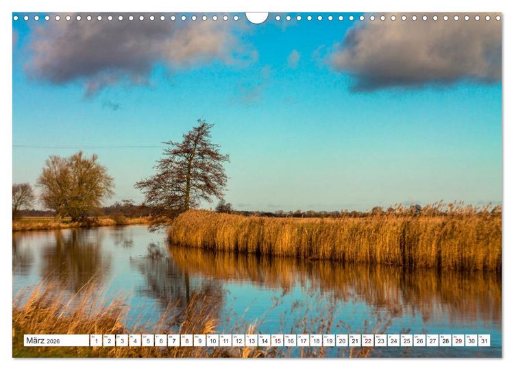 Produktbild: Osterholz-Scharmbeck, Natur-Impressionen aus dem Teufelsmoor (Wandkalender 2026 DIN A3 quer), CALVENDO Monatskalender
