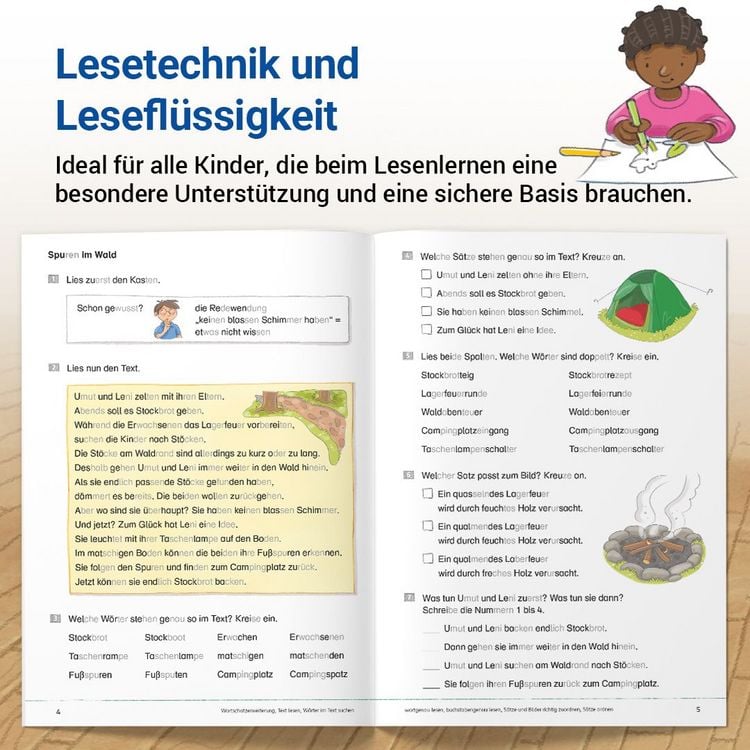 Produktbild: Das F&ouml;rderheft Lesen 4