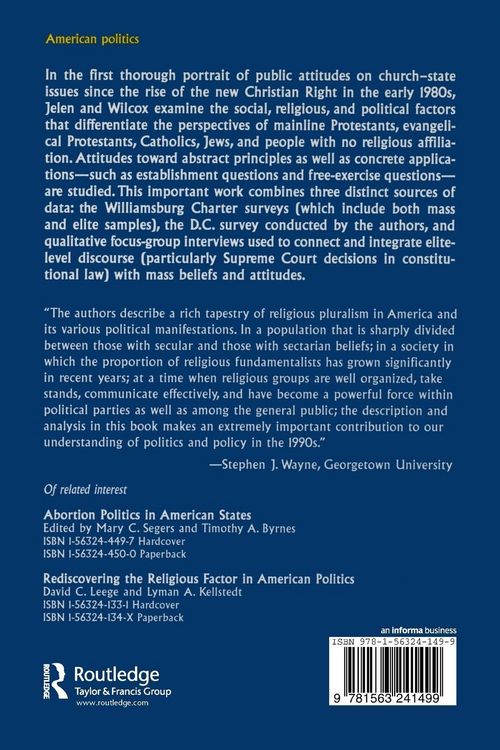 Produktbild: Public Attitudes Toward Church and State