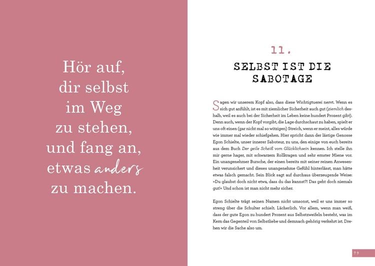 Produktbild: Der geile Schei&szlig; vom Gl&uuml;cklichsein &ndash; Mein Buch. Mein Leben.