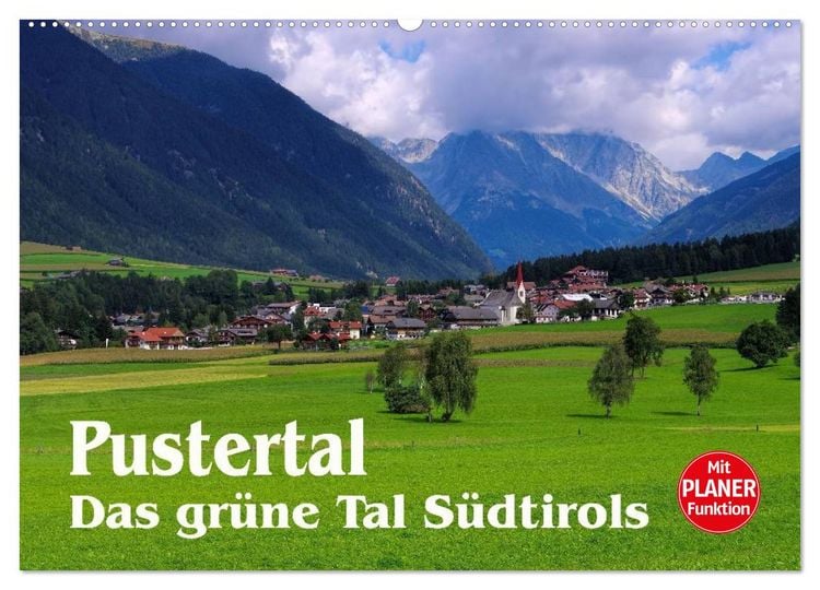 Produktbild: Pustertal - Das gr&uuml;ne Tal S&uuml;dtirols (Wandkalender 2026 DIN A2 quer), CALVENDO Monatskalender