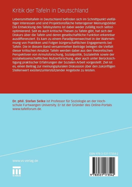Produktbild: Kritik der Tafeln in Deutschland