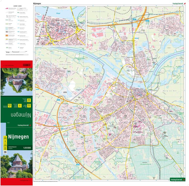 Produktbild: Nijmegen, Stadtplan 1:20.000, freytag & berndt