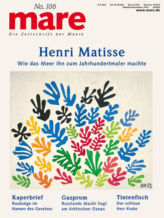 Produktbild: Mare - Die Zeitschrift der Meere / No. 106 / Henri Matisse