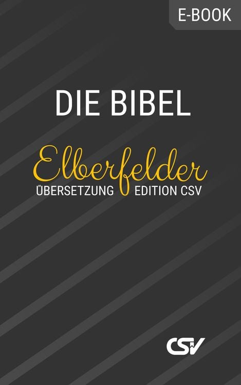 Produktbild: Die Bibel (Elberfelder &Uuml;ebersetzung)