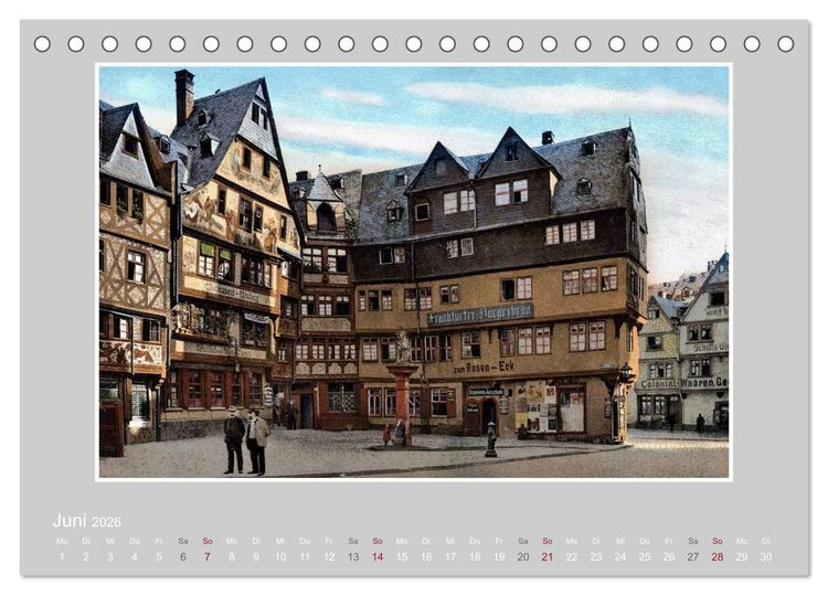 Produktbild: Es war einmal... in Frankfurt (Main) (Tischkalender 2026 DIN A5 quer), CALVENDO Monatskalender