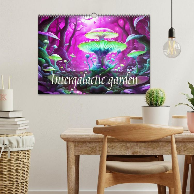 Produktbild: Intergalactic garden (Wall Calendar 2026 DIN A3 landscape), CALVENDO 12 Month Wall Calendar