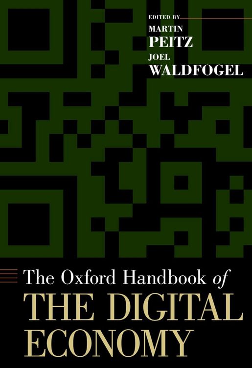 Produktbild: The Oxford Handbook of the Digital Economy
