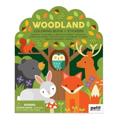 Produktbild: Woodland Coloring Book + Stickers