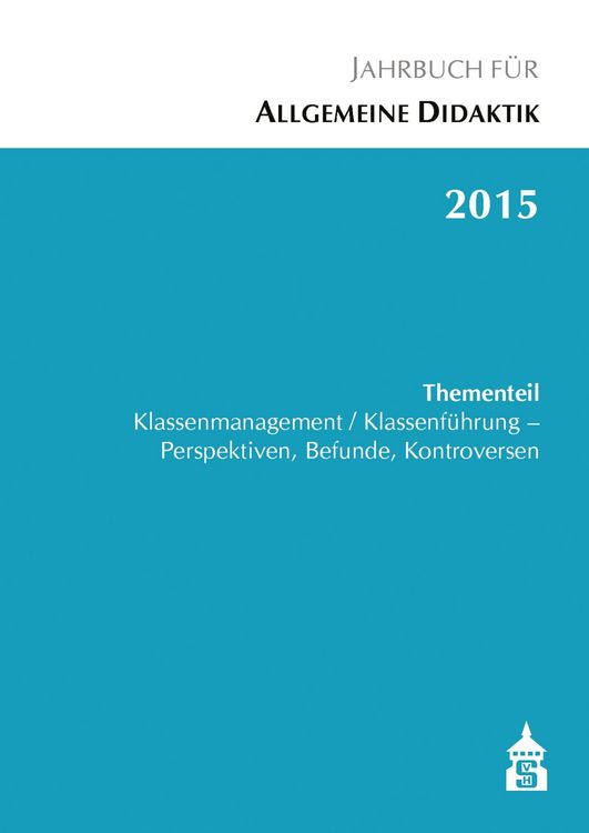 Produktbild: Jahrbuch f&uuml;r Allgemeine Didaktik 2015
