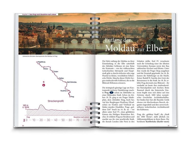 Produktbild: KOMPASS Radreisef&uuml;hrer Elberadweg, Von Prag nach Magdeburg