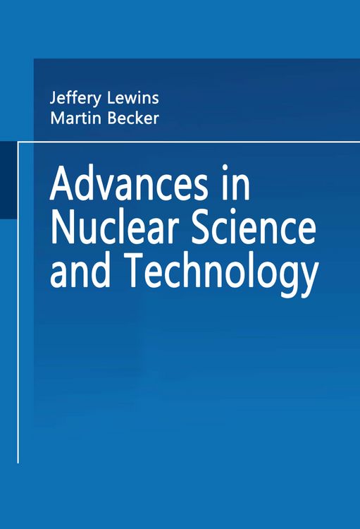 Produktbild: Advances in Nuclear Science and Technology