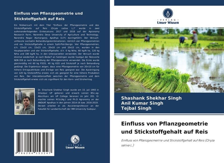 Produktbild: Einfluss von Pflanzgeometrie und Stickstoffgehalt auf Reis