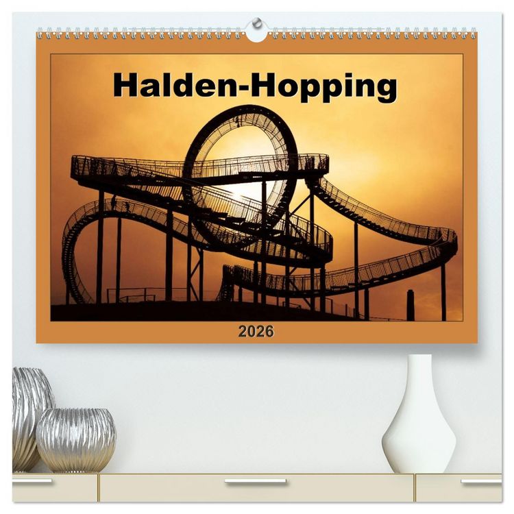 Produktbild: Halden-Hopping (hochwertiger Premium Wandkalender 2026 DIN A2 quer), Kunstdruck in Hochglanz