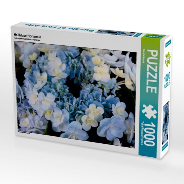 Produktbild: Hellblaue Hortensie (Puzzle)