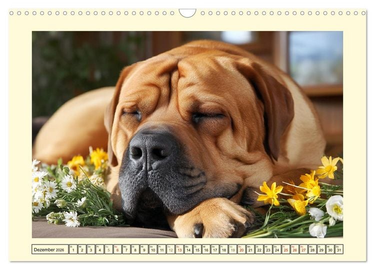 Produktbild: Der Tosa Inu. Japans legend&auml;rer Mastiff (Wandkalender 2026 DIN A3 quer), CALVENDO Monatskalender