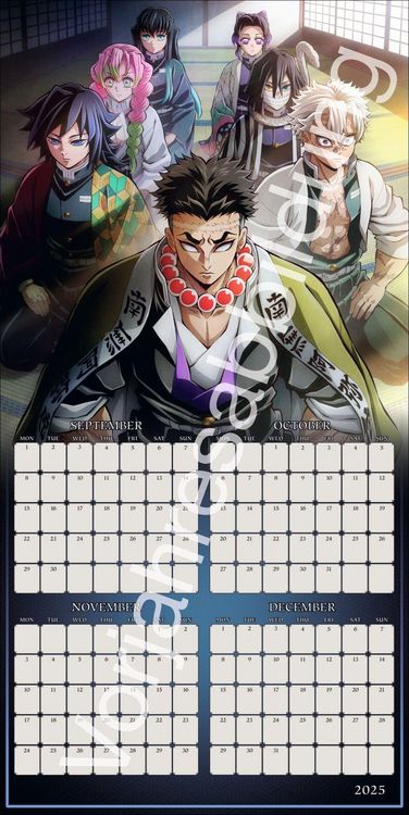 Produktbild: Demon Slayer Broschurkalender 2027