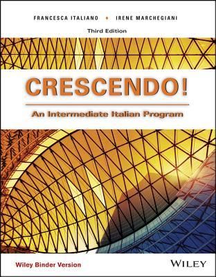 Produktbild: Crescendo!: An Intermediate Italian Program