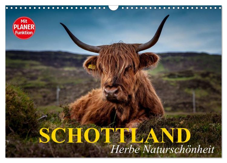 Produktbild: Schottland. Herbe Natursch&ouml;nheit (Wandkalender 2026 DIN A3 quer), CALVENDO Monatskalender