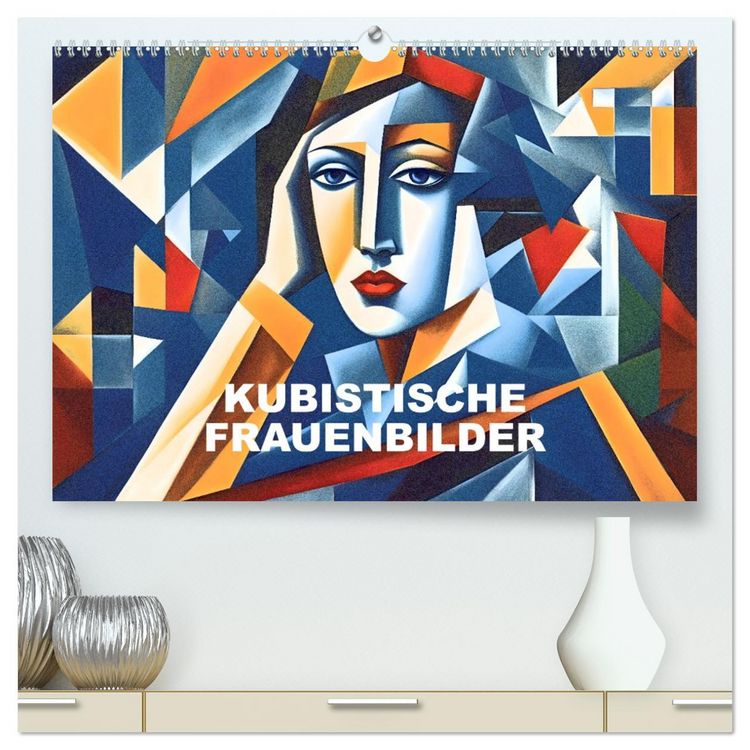 Produktbild: Kubistische Frauen Bilder (hochwertiger Premium Wandkalender 2026 DIN A2 quer), Kunstdruck in Hochglanz